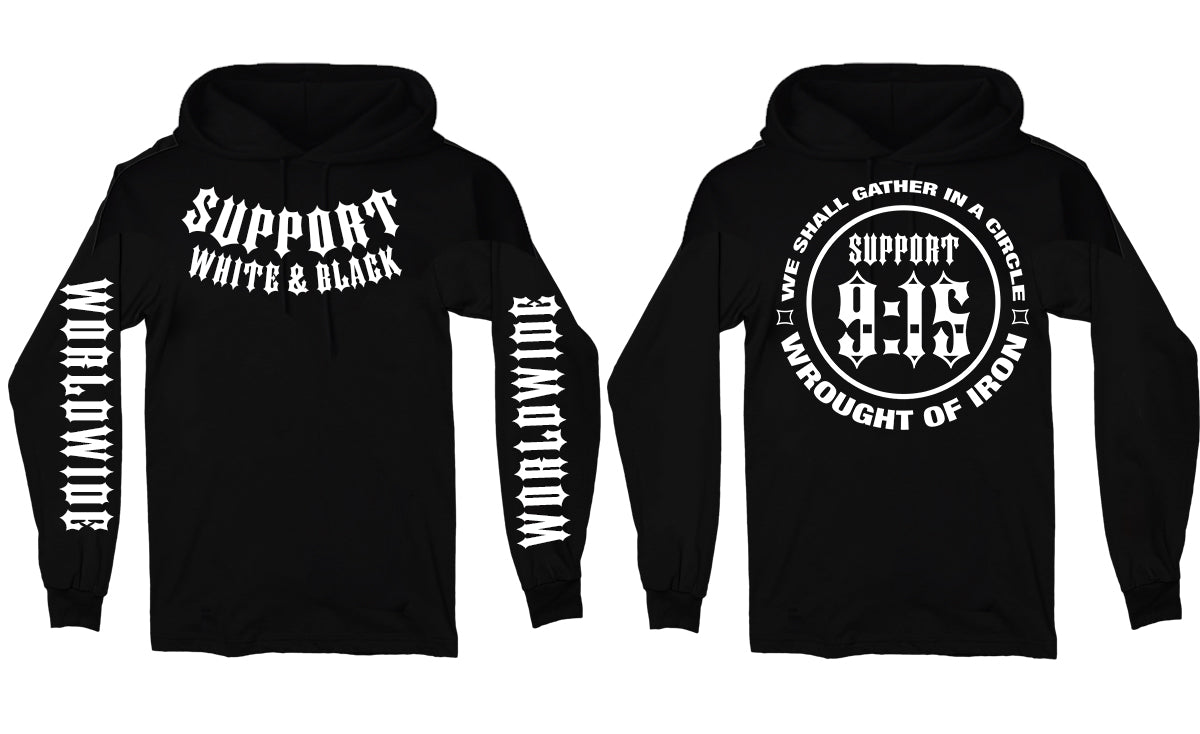 mongols mc support gear Wrought of Iron Support Hoodie