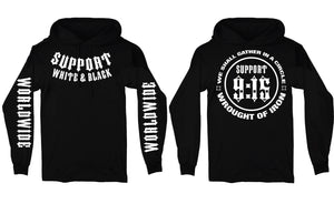 Wrought of Iron Support Hoodie - Iron Order MC